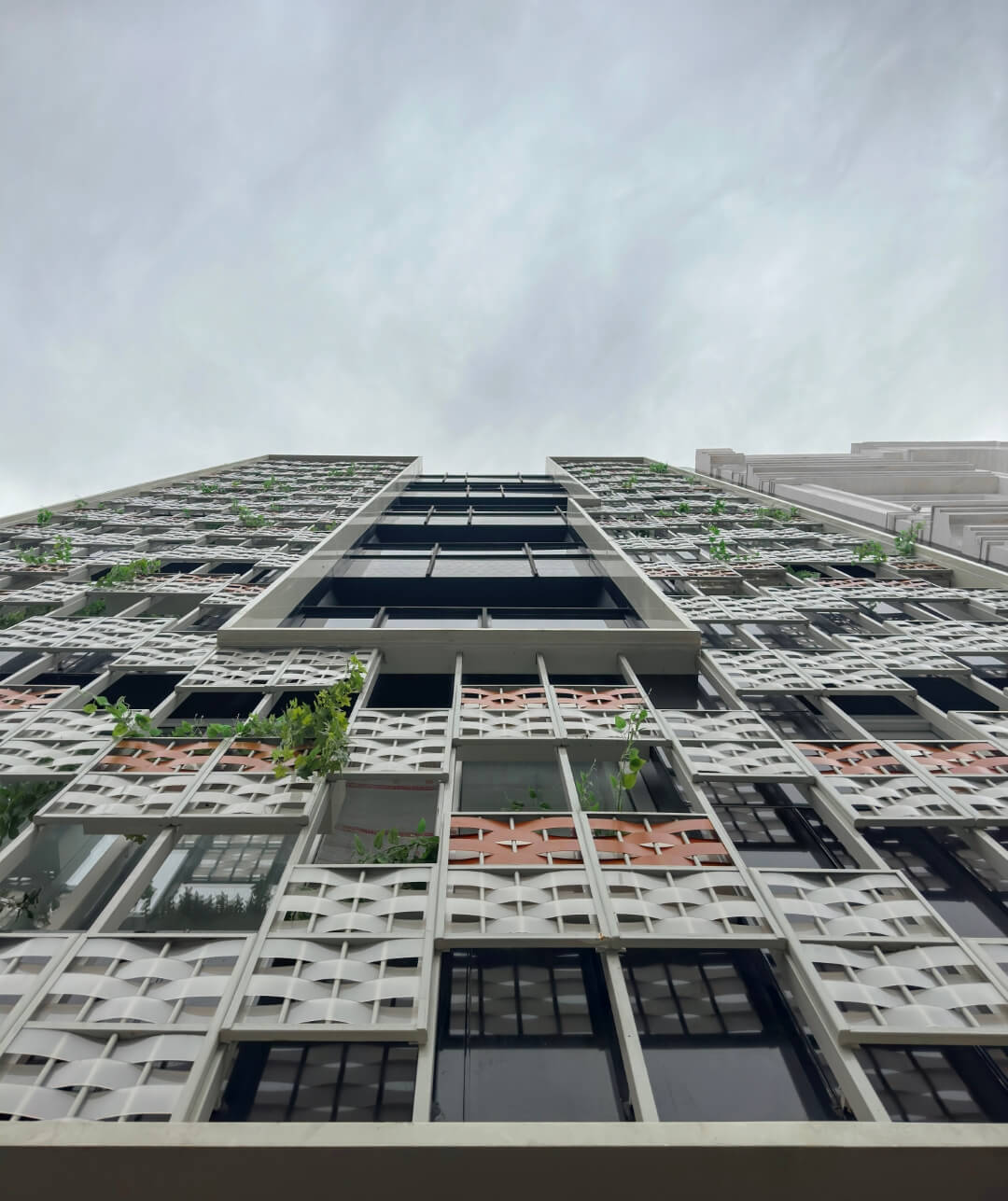 facade details, 93 st. residentail aratment, golsar, rasht, iran 